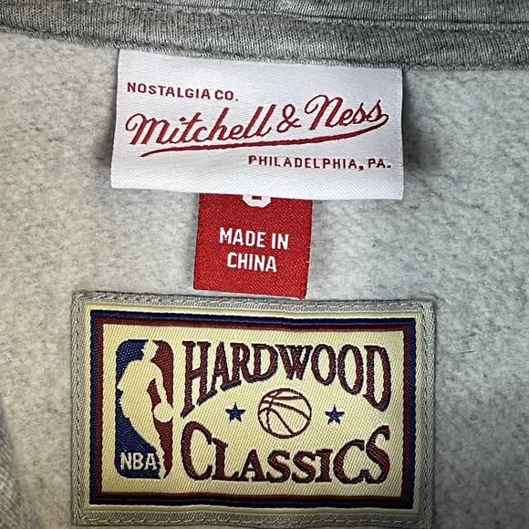 Mitchell Ness Hoodie Mens S Blue Los Angeles Clippers Hardwood Classics Pullover - Picture 4 of 13